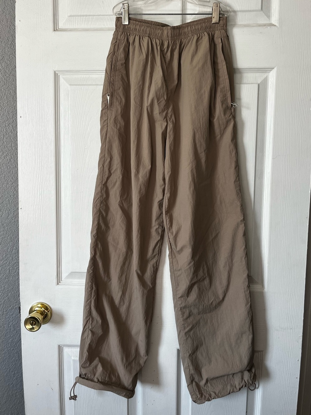 Abercrombie & Fitch Tan Drawstring Pants